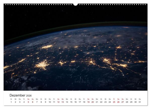 Produktbild: Satellitenbilder - Spektakul&auml;re Aufnahmen aus dem Weltall (Wandkalender 2026 DIN A2 quer), CALVENDO Monatskalender