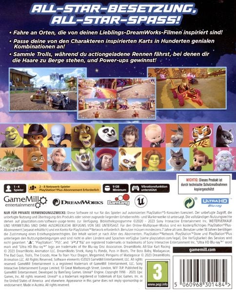 Produktbild: Dreamworks All-Star Kart Racing
