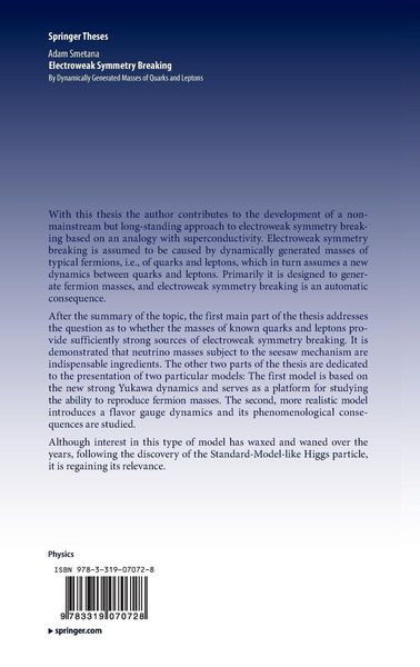 Produktbild: Electroweak Symmetry Breaking