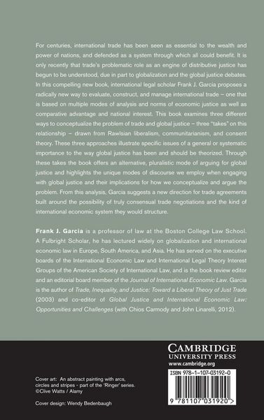 Produktbild: Global Justice and International Economic Law