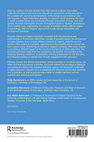 Produktbild: Possible Selves and Higher Education