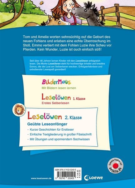Produktbild: Lesel&ouml;wen 2. Klasse - Fohlengeschichten