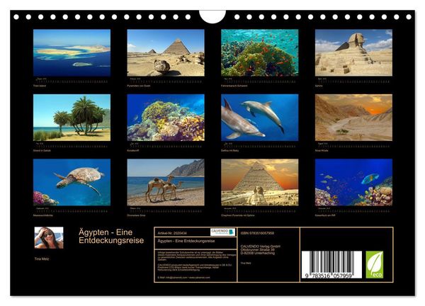 Produktbild: &Auml;gypten - Eine Entdeckungsreise (Wandkalender 2026 DIN A4 quer), CALVENDO Monatskalender