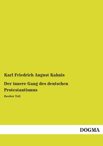 Produktbild: Der innere Gang des deutschen Protestantismus
