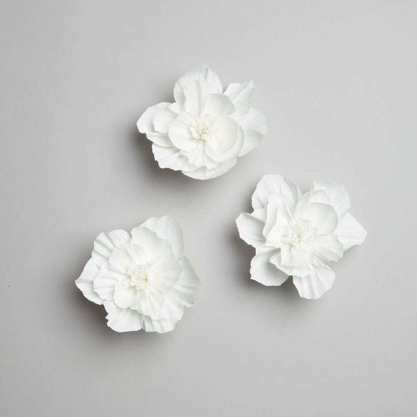 Produktbild: Krepppapier Bl&uuml;ten, Wei&szlig; S,