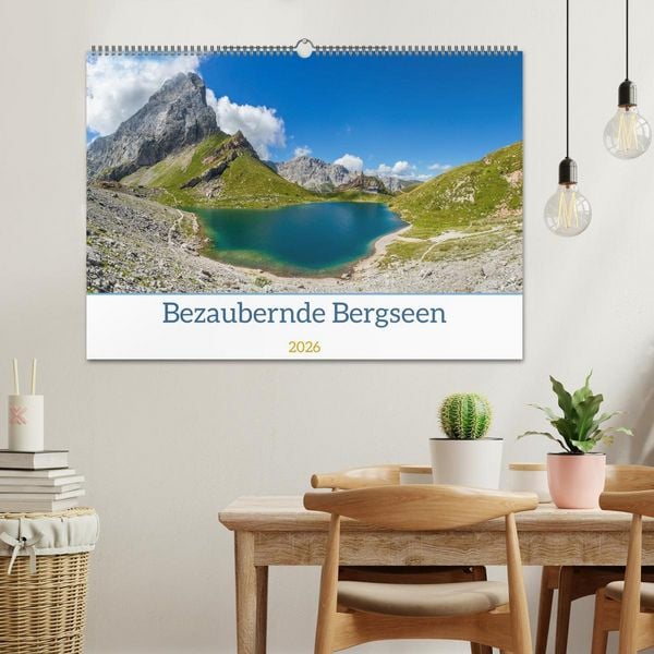 Produktbild: Bezaubernde Bergseen (Wandkalender 2026 DIN A2 quer), CALVENDO Monatskalender
