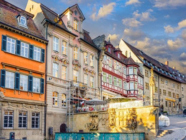 Produktbild: CALVENDO Puzzle Ratskeller am Markt Schw&auml;bisch Hall | 1000 Teile Lege-Gr&ouml;&szlig;e 64x48cm Foto-Puzzle f&uuml;r gl&uuml;ckliche Stunden