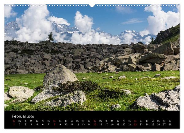 Produktbild: Grande Traversata delle Alpi - Wandern auf der GTA (hochwertiger Premium Wandkalender 2026 DIN A2 quer), Kunstdruck in Hochglanz