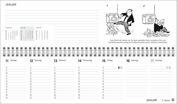 Produktbild: Loriot B&uuml;roplaner 2027