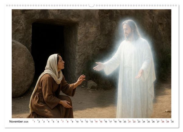 Produktbild: Mein Friede sei mit euch (Wandkalender 2026 DIN A2 quer), CALVENDO Monatskalender