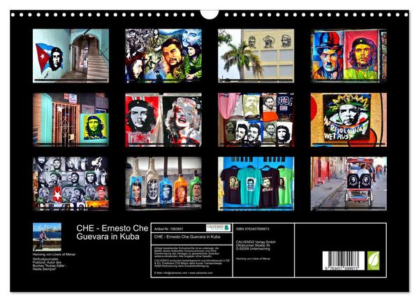 Produktbild: CHE - Ernesto Che Guevara in Kuba (Wandkalender 2026 DIN A3 quer), CALVENDO Monatskalender