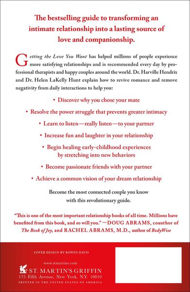 Produktbild: Getting the Love You Want: A Guide for Couples: Third Edition