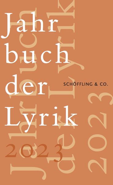 Produktbild: Jahrbuch der Lyrik 2023