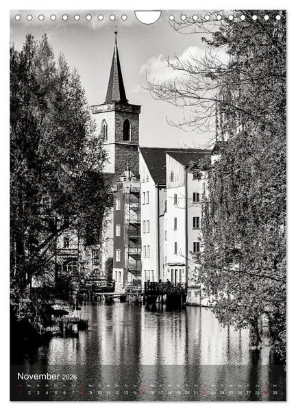 Produktbild: Ein Blick auf Erfurt (Wandkalender 2026 DIN A4 hoch), CALVENDO Monatskalender