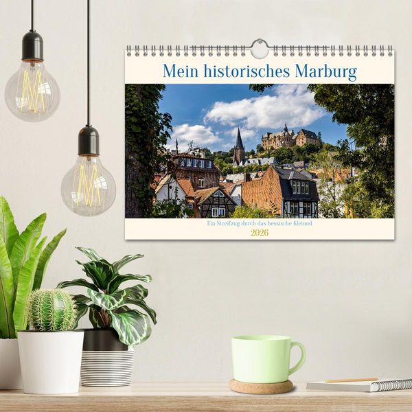 Produktbild: Mein historisches Marburg (Wandkalender 2026 DIN A4 quer), CALVENDO Monatskalender