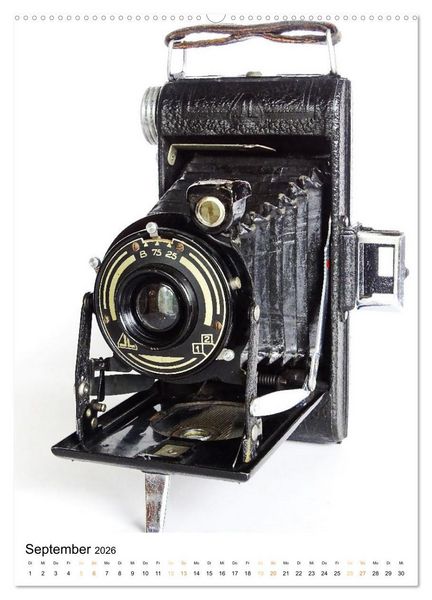 Produktbild: Balgenkameras - Analoge Fotoapparate mit Charme (hochwertiger Premium Wandkalender 2026 DIN A2 hoch), Kunstdruck in Hochglanz
