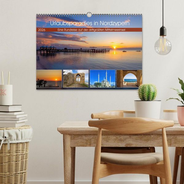 Produktbild: Urlaubsparadies in Nordzypern (Wandkalender 2026 DIN A3 quer), CALVENDO Monatskalender