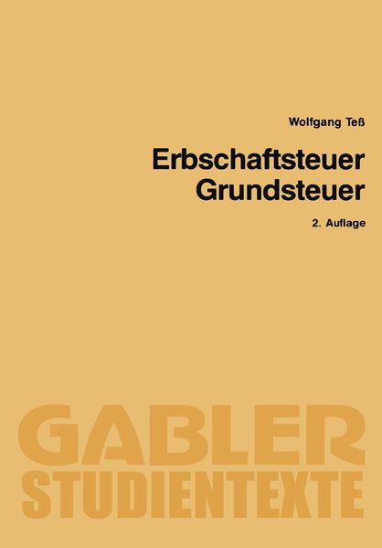 Produktbild: Erbschaftsteuer Grundsteuer