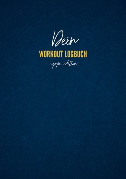 Produktbild: Dein Workout Logbuch