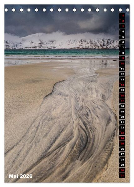 Produktbild: Lofoten. Poetische Landschaften (Tischkalender 2026 DIN A5 hoch), CALVENDO Monatskalender