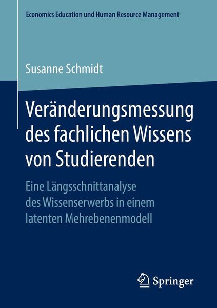 Produktbild: Ver&auml;nderungsmessung des fachlichen Wissens von Studierenden
