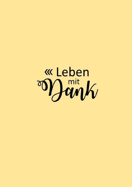 Produktbild: Leben mit Dank