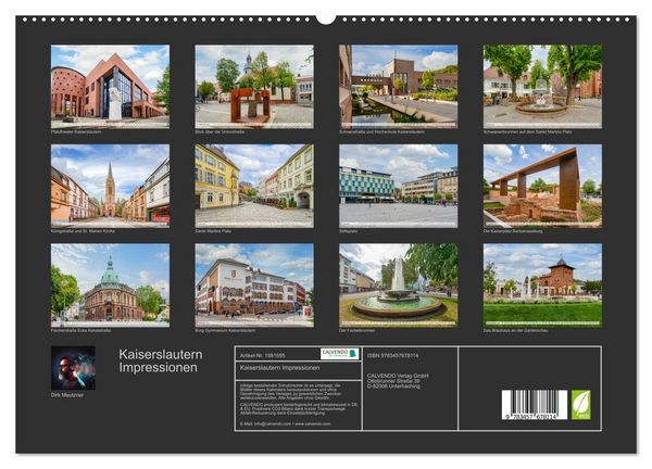 Produktbild: Kaiserslautern Impressionen (hochwertiger Premium Wandkalender 2026 DIN A2 quer), Kunstdruck in Hochglanz