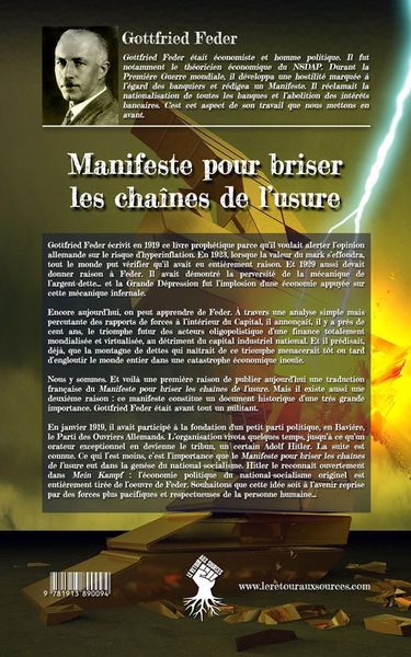 Produktbild: Manifeste pour briser les cha&icirc;nes de l'usure