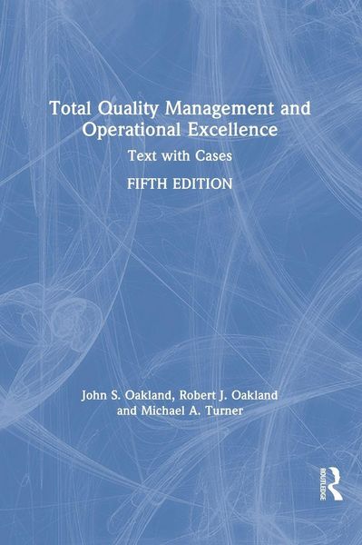 Produktbild: Total Quality Management and Operational Excellence
