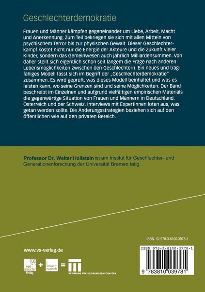 Produktbild: Geschlechterdemokratie
