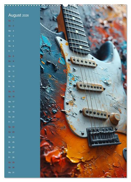 Produktbild: Strings & Dreams: Ein Jahr musikalischer Inspiration (hochwertiger Premium Wandkalender 2026 DIN A2 hoch), Kunstdruck in Hochglanz