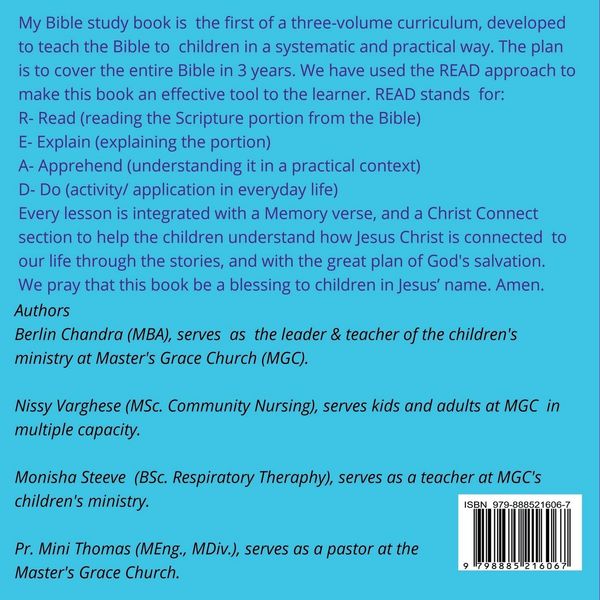 Produktbild: My Bible Study Book - Volume 1