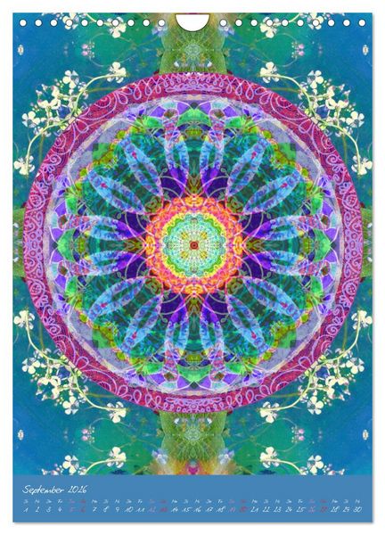 Produktbild: Mandala Energien (Wandkalender 2026 DIN A4 hoch), CALVENDO Monatskalender