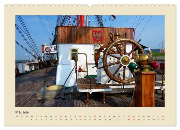 Produktbild: Auf gro&szlig;e Fahrt, Kapit&auml;n (Wandkalender 2026 DIN A2 quer), CALVENDO Monatskalender