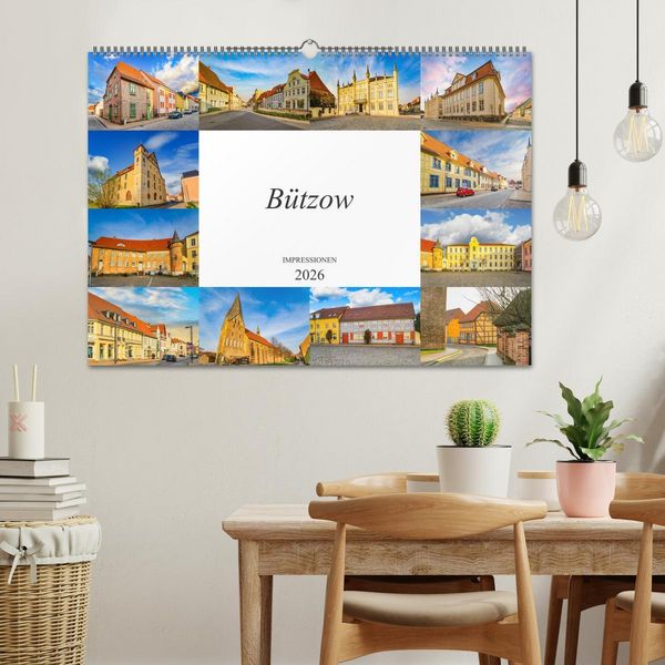 Produktbild: B&uuml;tzow Impressionen (Wandkalender 2026 DIN A2 quer), CALVENDO Monatskalender