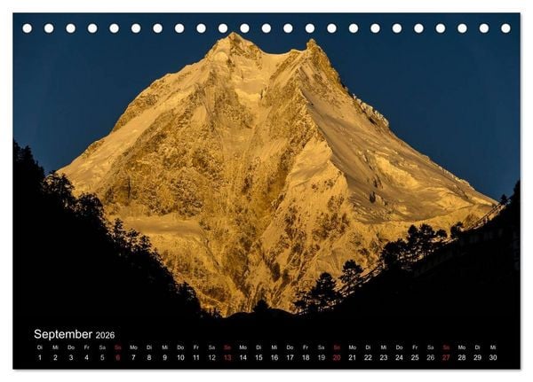 Produktbild: Faszination Nepal (Tischkalender 2026 DIN A5 quer), CALVENDO Monatskalender