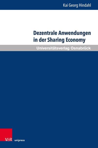 Produktbild: Dezentrale Anwendungen in der Sharing Economy