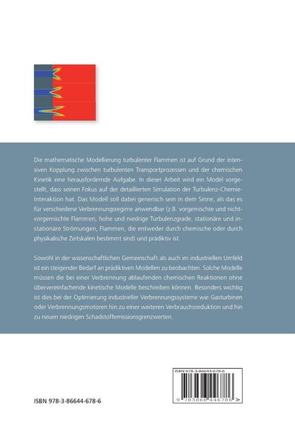 Produktbild: Numerische Simulation turbulenter reaktiver Str&ouml;mungen mit einem hybriden CFD/transported PDF Modell