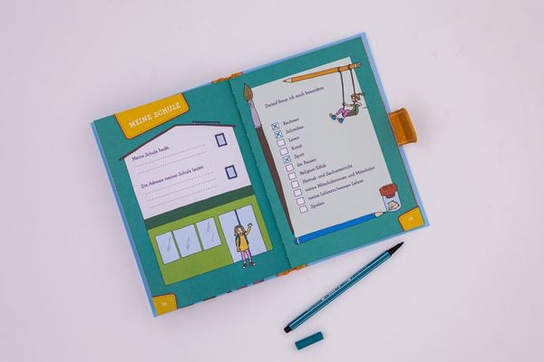 Produktbild: Mein erster Schultag - Mädchen (Hellblau)