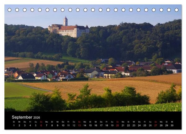 Produktbild: Die Wachau - Bezaubernde Orte an der Donau (Tischkalender 2026 DIN A5 quer), CALVENDO Monatskalender