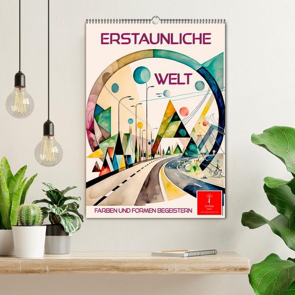 Produktbild: Erstaunliche Welt (Wandkalender 2026 DIN A2 hoch), CALVENDO Monatskalender