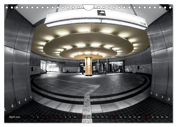 Produktbild: MAINHATTEN architektur kunst (Wandkalender 2026 DIN A4 quer), CALVENDO Monatskalender