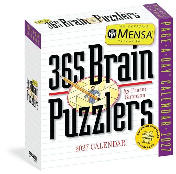 Produktbild: Mensa 365 Brain Puzzlers Page-A-Day&reg; Calendar 2027