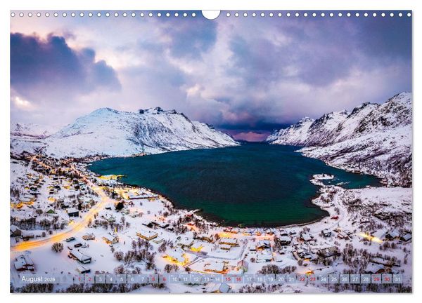 Produktbild: Troms&oslash; in der Polarnacht (Wandkalender 2026 DIN A3 quer), CALVENDO Monatskalender