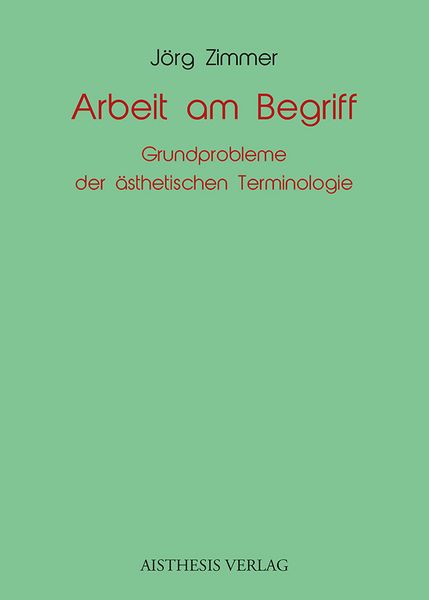 Produktbild: Arbeit am Begriff