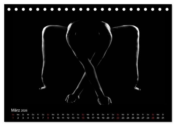 Produktbild: Kunstakt (Tischkalender 2026 DIN A5 quer), CALVENDO Monatskalender