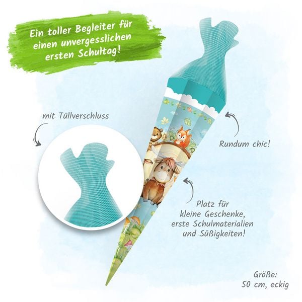 Produktbild: Tr&ouml;tsch Schult&uuml;te 50 cm Waldfreunde