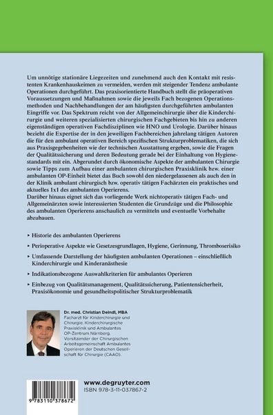 Produktbild: Manual Ambulantes Operieren