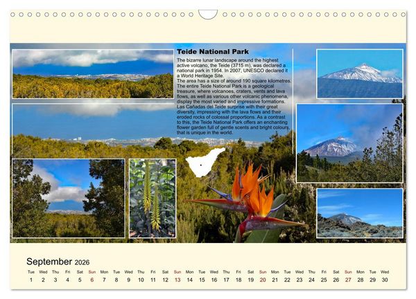 Produktbild: Enchanting Tenerife (Wall Calendar 2026 DIN A3 landscape), CALVENDO 12 Month Wall Calendar