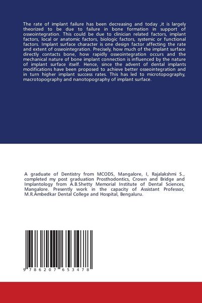Produktbild: Surface Modification of Dental Implants